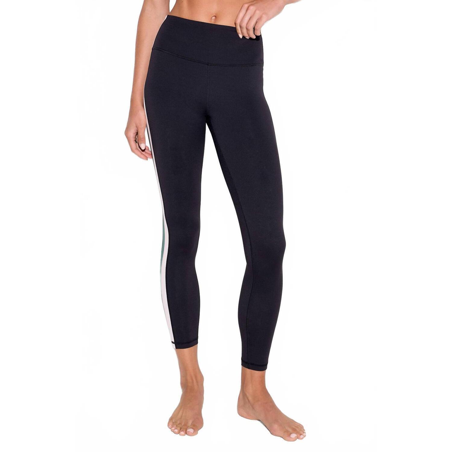 New Spiritual Gangster Sage 7/8 High Waist Legging In Black/Pinkquartz/Lilypad
